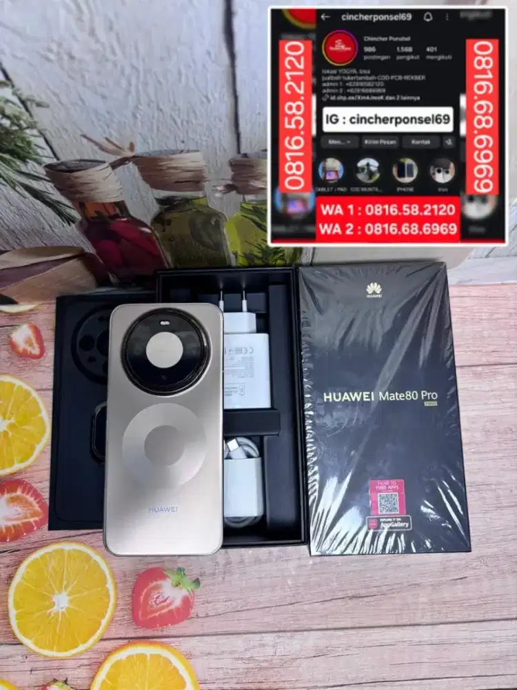 Jual HP likenew Huawei Mate 80 pro 5g 16/512 istimewa SEMINGGUAN pakai