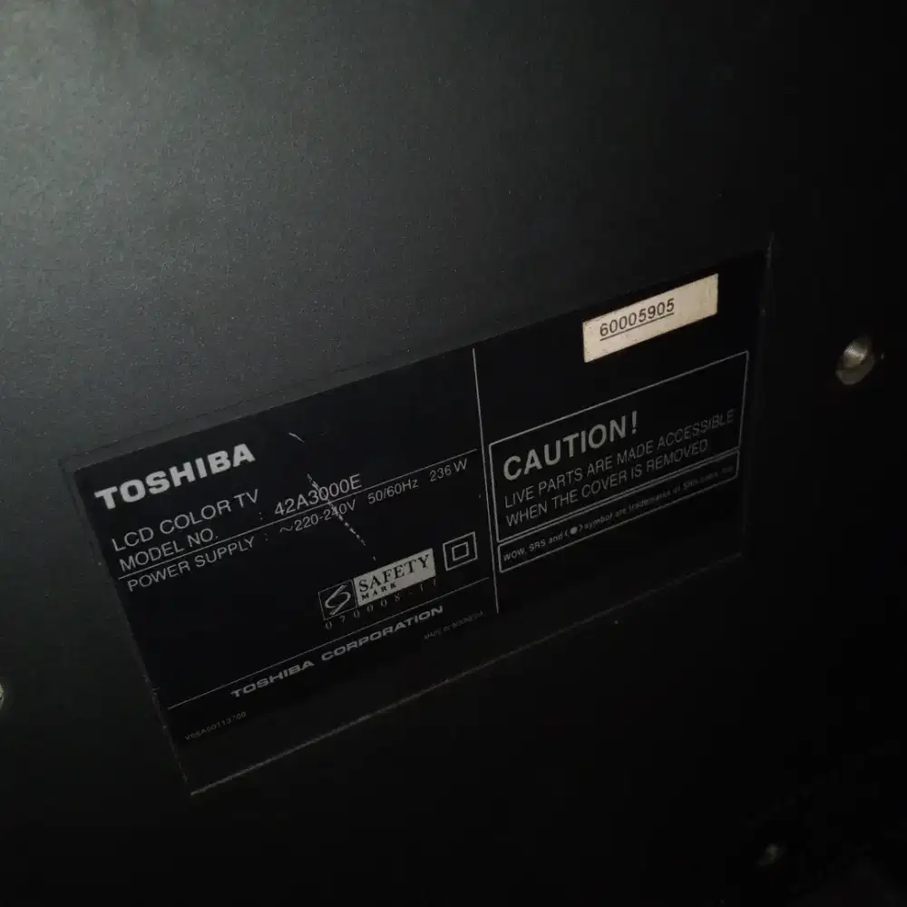 TV LCD Toshiba 43 in