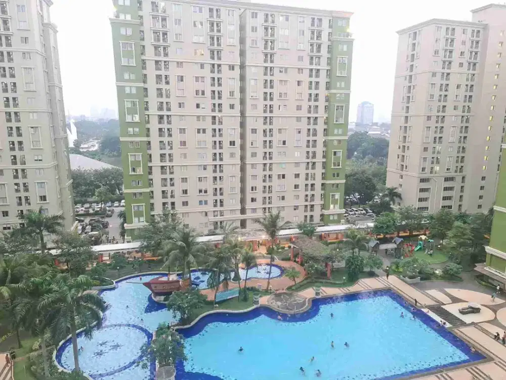 jual apart 3br green palace full firnished kalcit shm