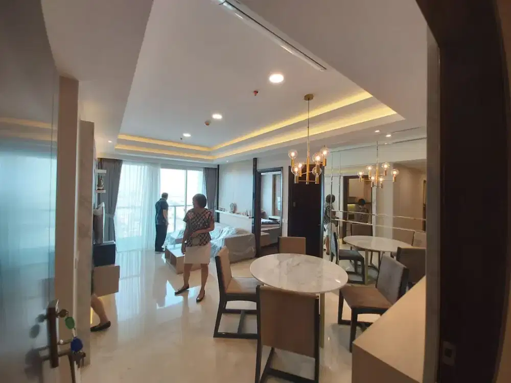 DISEWA APARTEMEN 1BR LOKASI KENSINGTON KELAPA GADING TOWER ADDINGTON LANTAI 18 FURNISH