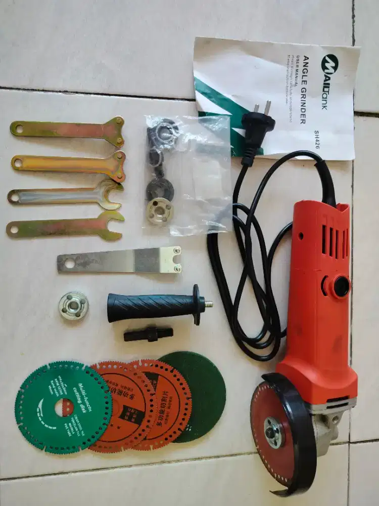 Gerinda listrik set lengkap