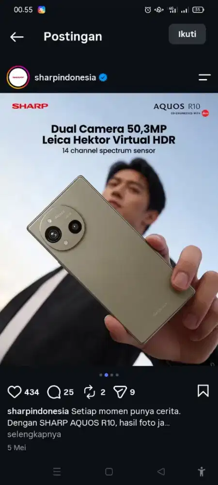 Sharp Aquos R10