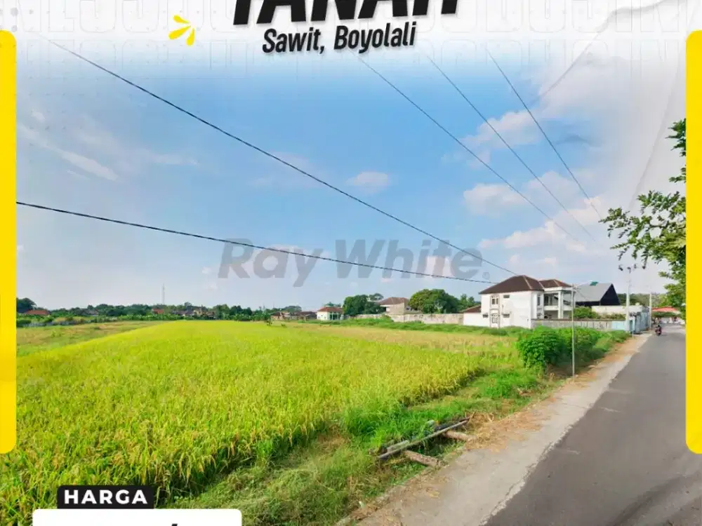 DIJUAL TANAH STRATEGIS SUPER LUAS DI BENDOSARI, SAWIT, BOYOLALI