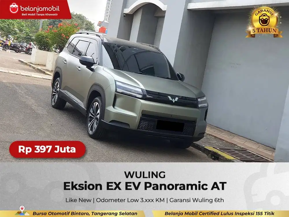 [ GARANSI 5THN KM 3RB ] Wuling Eksion EX EV Panoramic 2024/2025/2026