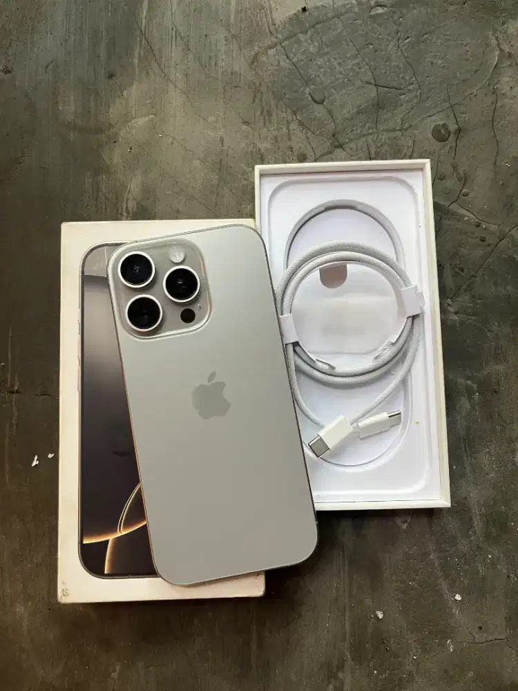 IPHONE 16 PRO 256GB NATURAL TITANIUM RESMI BEACUKAI