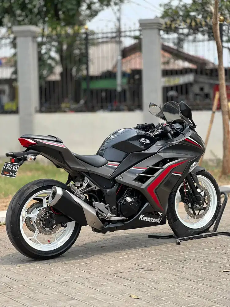 KEREN ABIS! KAWASAKI NINJA 250 FI OLD ABS LTD GREY 2016 PAJAK PANJANG