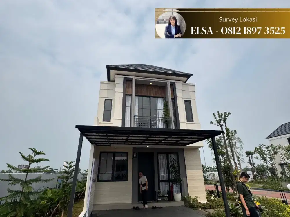 Castilo BSD, rumah 2 Lantai di kawasan Premium, harga 2M-an Lokasi tepat di Sebrang Eastvara Mall