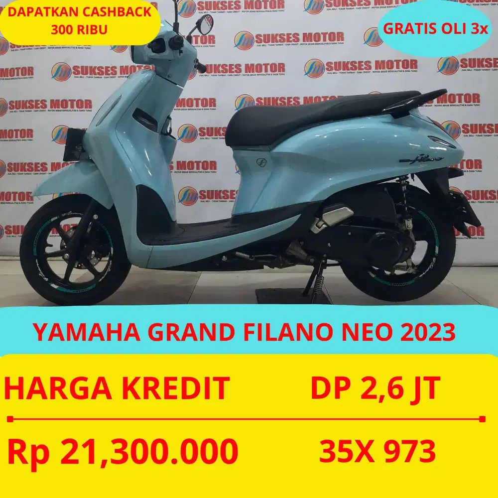 YAMAHA GRAND FILANO NEO 2023 DP MURAH 2,6 JUTA GUYSS