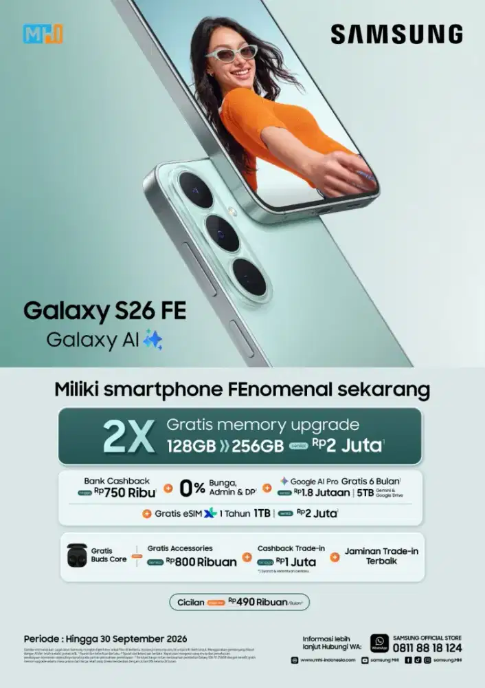 SAMSUNG S26FE CICILAN 0%
