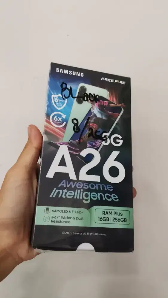 SAMSUNG A26 5G 8/256 GARANSI RESMI BARUU