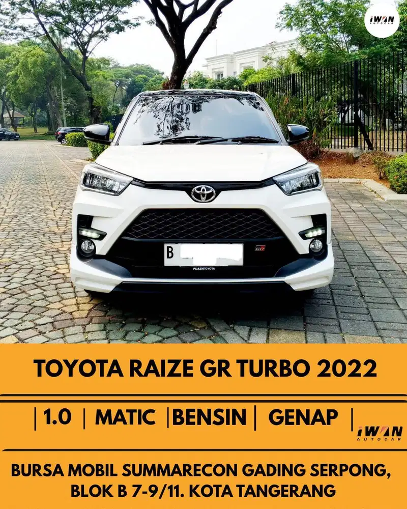 2022 Toyota Raize GR Turbo 1.0 Two tone AT