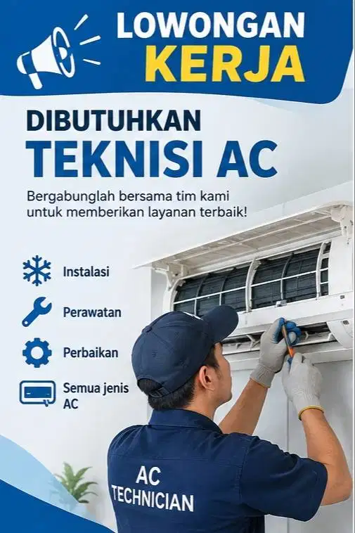 DIBUTUHKAN SEGERA TEKNISI