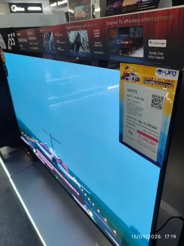 Bravia OLED TV 55 Bisa kredit bunga ringan free DP