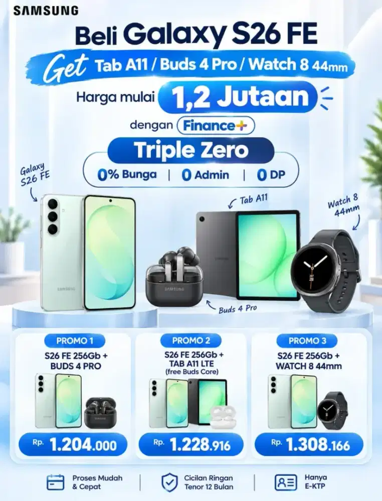 Kredit HP di BLIBLI STORE! Promo tanpa dp, bunga 0% , admin 0%