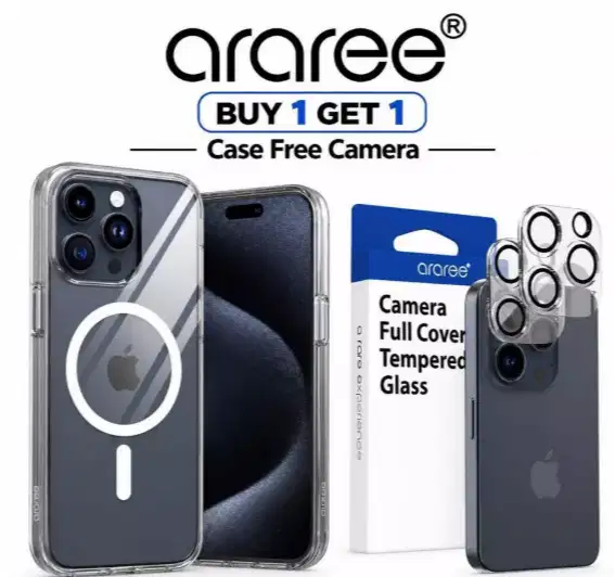 [BUY 1 GET 1] ARAREE Case For iPhone 15 Pro Max 15 Pro DUPLE MagSafe