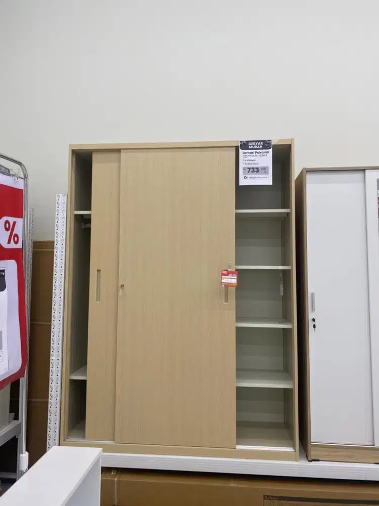 Archy Lemari  Pakaian Sliding 2 Pintu – Minimalis & Modern