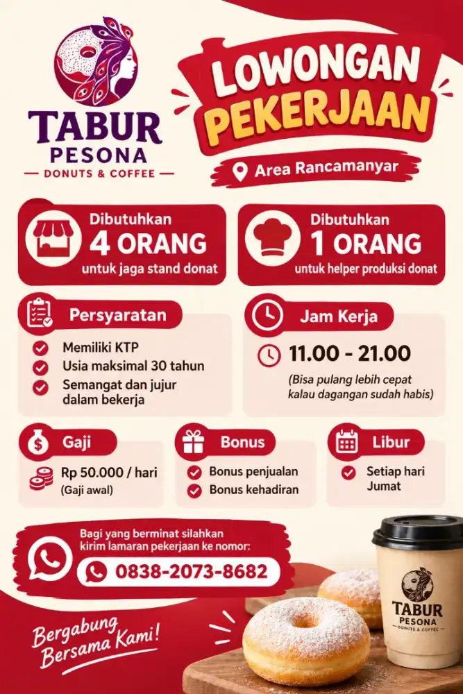 Jaga stand donat