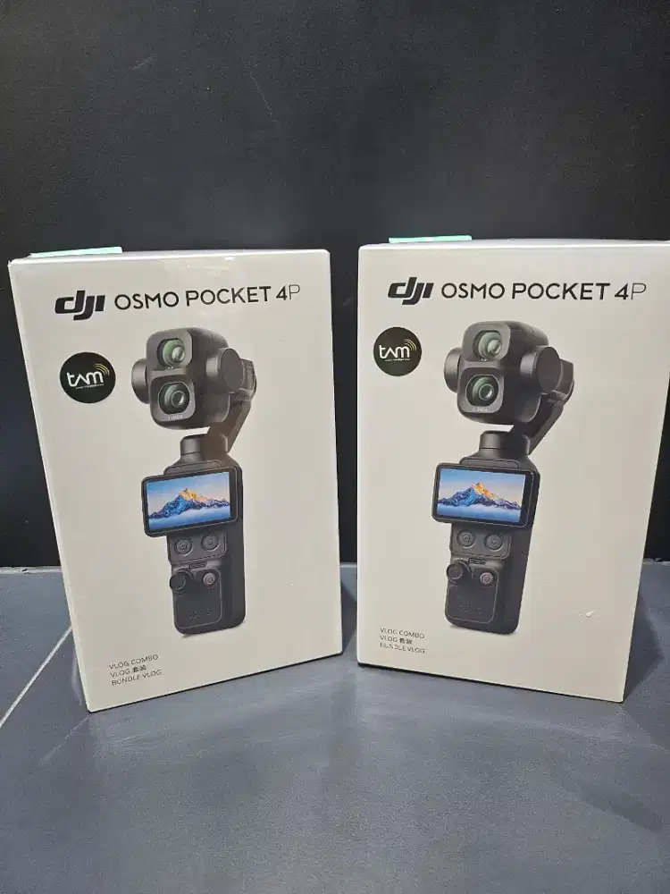 DJI Pocket 4p vlog combo readyy, stock terbatas bisa cicilan