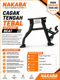 Cagak (Segitiga) Tengah Honda Beat Merk Nakaba