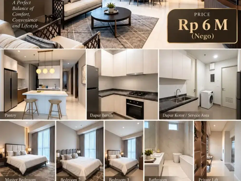 DIJUAL – APARTEMEN SAUMATA SUITES