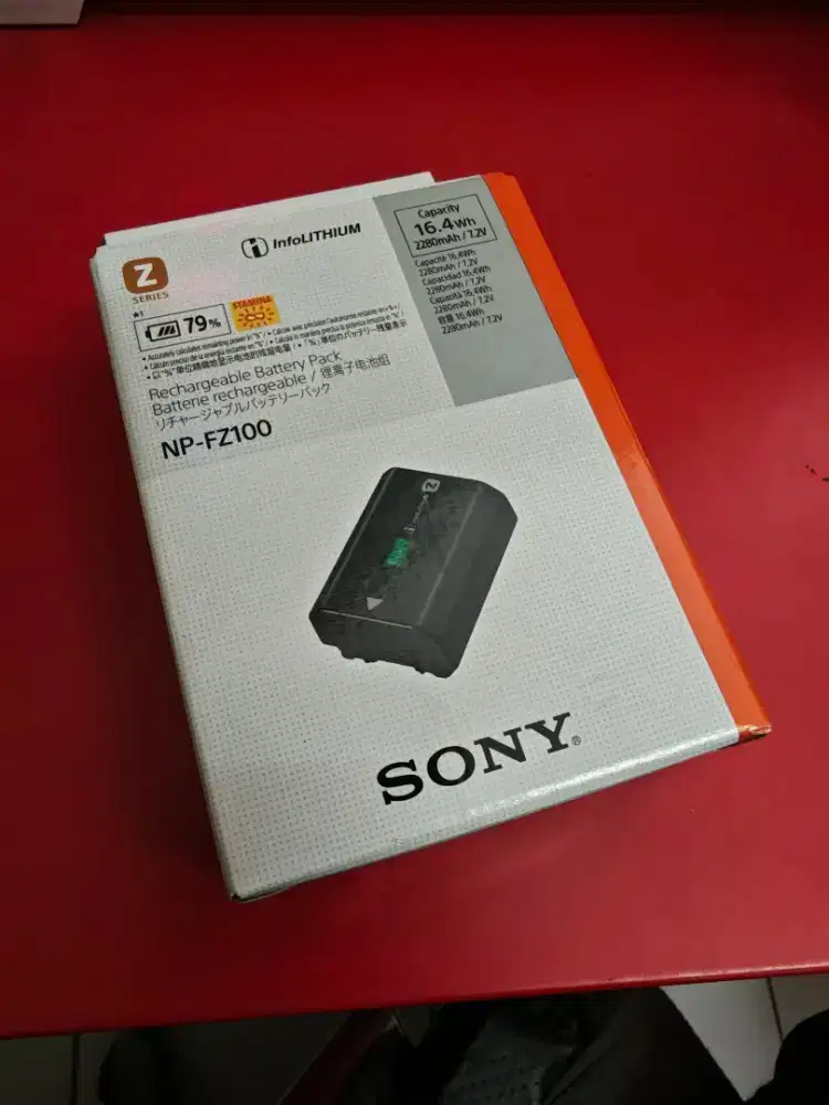 Battery Baterai Original Sony NP FZ100