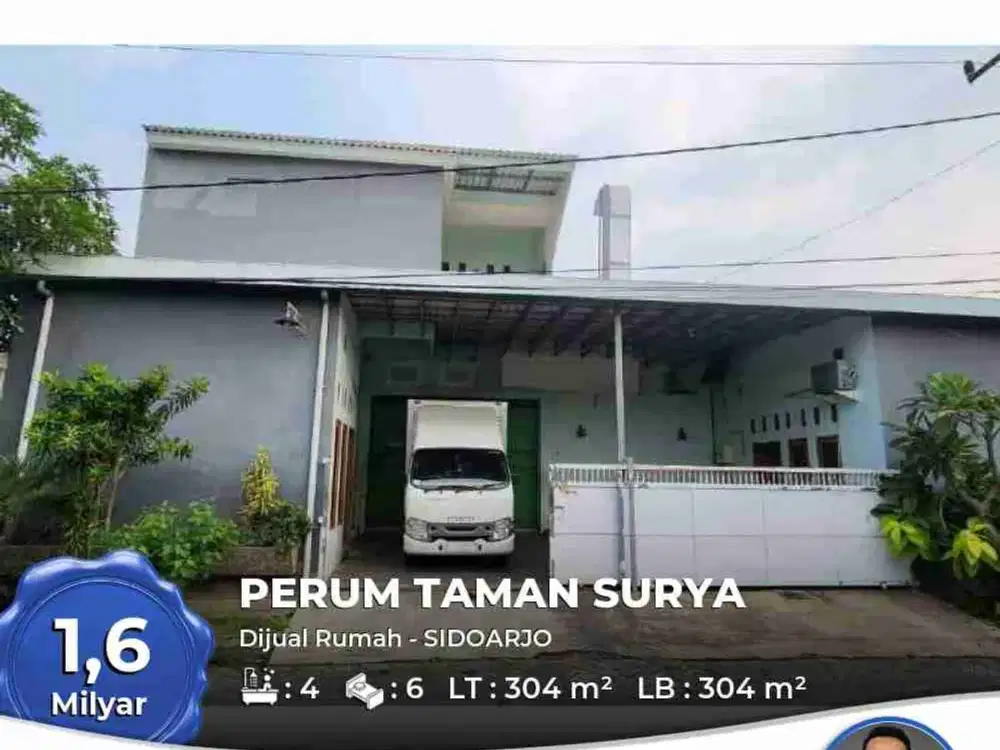 Dijual Rumah Taman Surya Sidoarjo