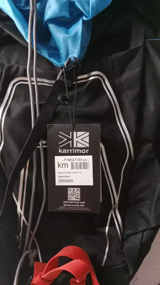 Jual tas ransel gunung KARRIMOR original.krn B.U