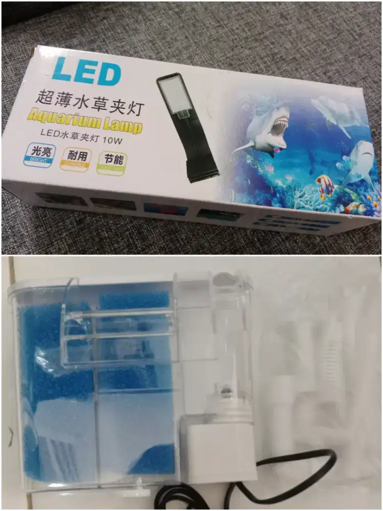 Filter & Lampu Akuarium