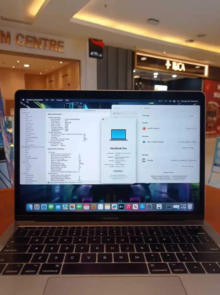 ‎*Macbook Pro Retina (13-inch, 2017) Non Tb Gray* (16/256)