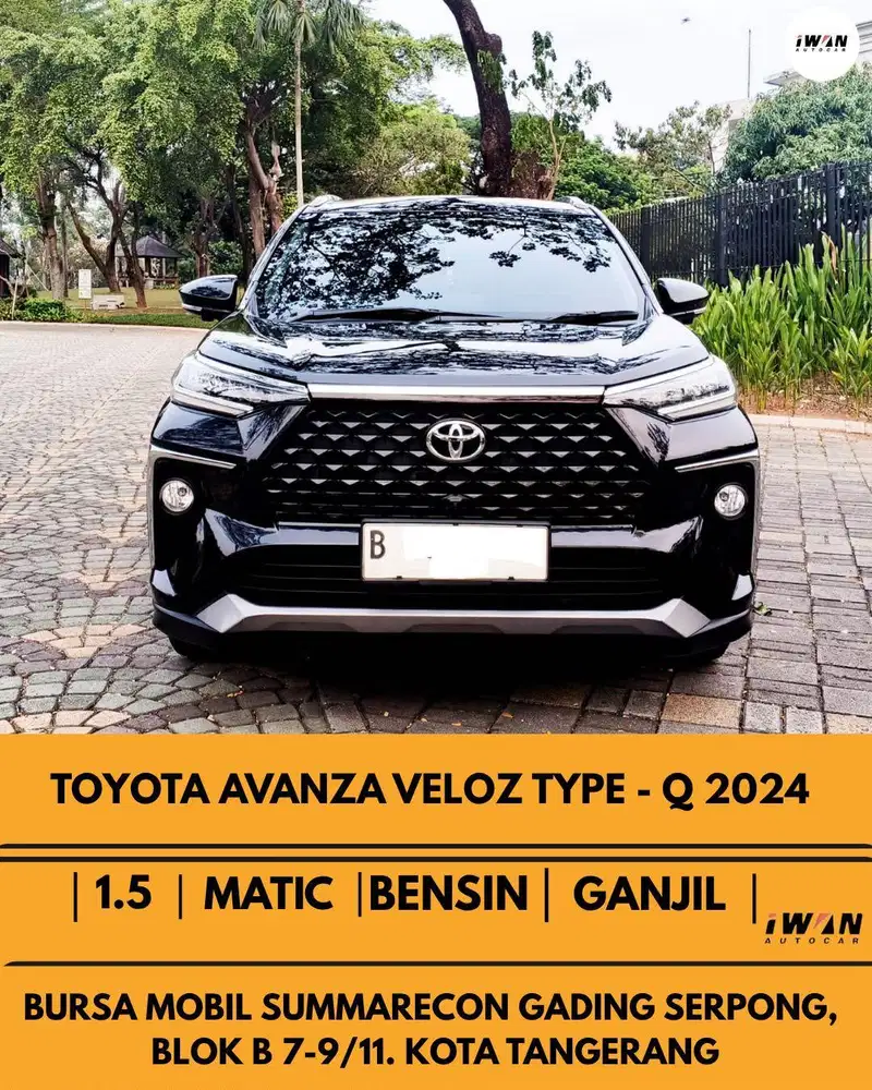 2024 TOYOTA AVANZA NEW VELOZ Q 1.5 AT