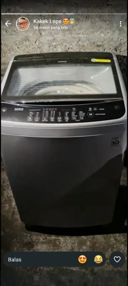 Mesin cuci LG perlu servis