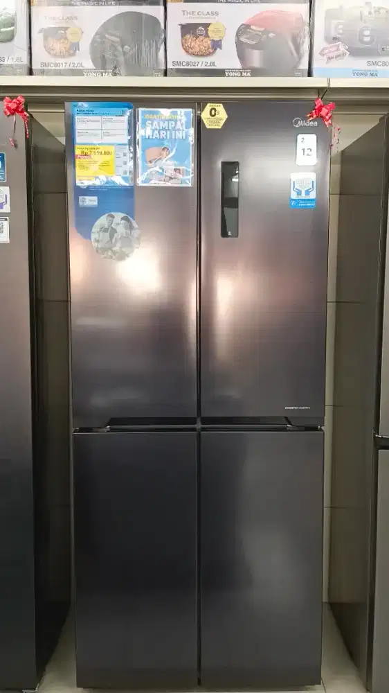 Credit Kulkas Multi Door Midea Inverter 407L
