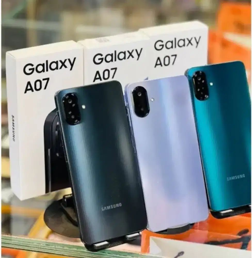 Samsung A07 4/64 Free adpt 25W garansi resmi