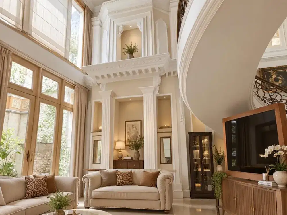 Rumah Mewah di Kawasan Premium Pondok Indah, Depan Taman