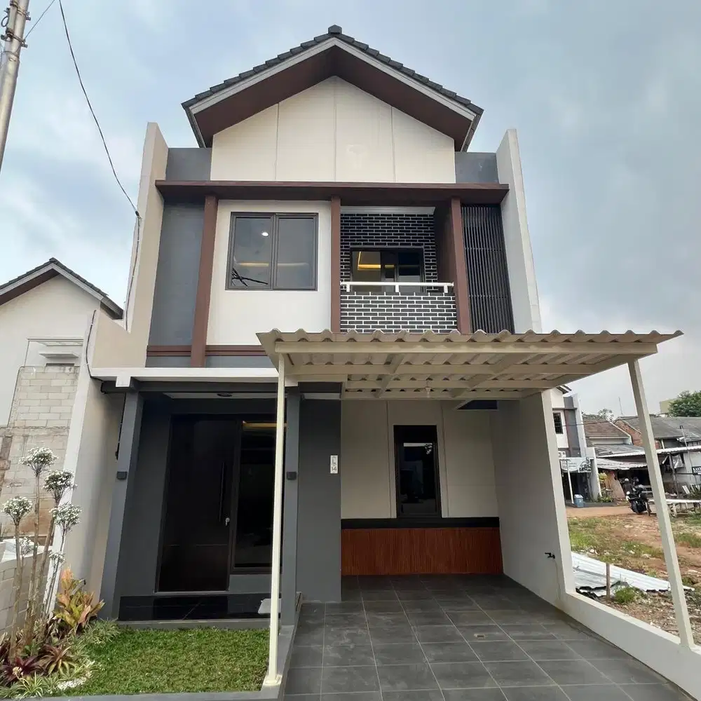 Rumah Strategis Di Jl Radar Auri Cibubur 5 Menit Ke Lrt Harjamuktii