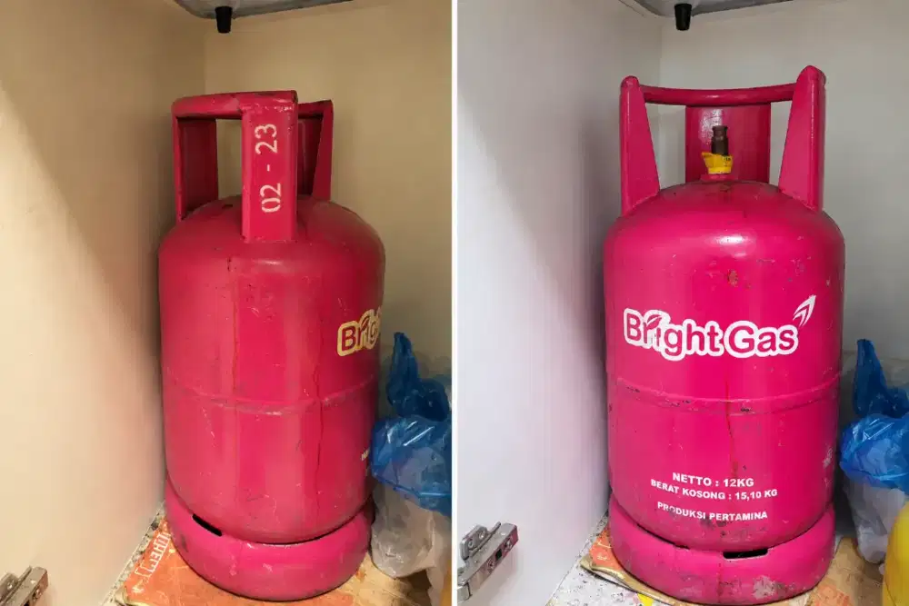 Jual tabung gas pink 12 kg