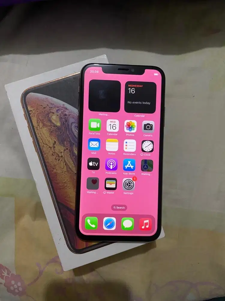 Iphone XS 256gb gold mulus kartu lancar