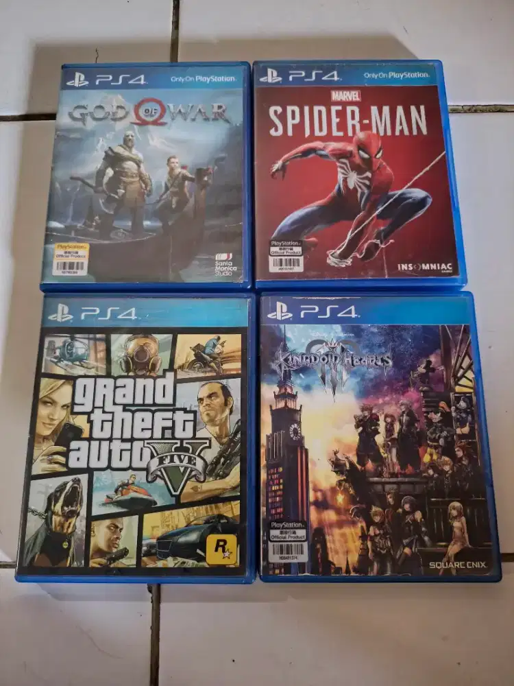 BD Kaset PS4 4PCS