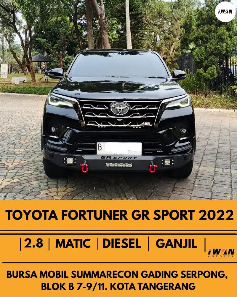 2022 TOYOTA FORTUNER GR SPORT 2.8 DIESEL AT