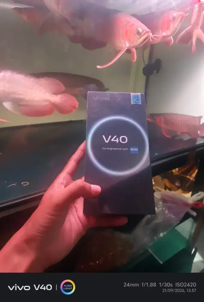 Vivo V40 12/256 Putih Segel Baru garansi fresh