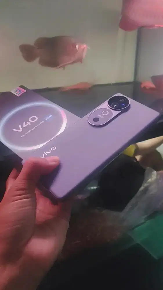 vivo V40 12/256 bekas Ungu fullset