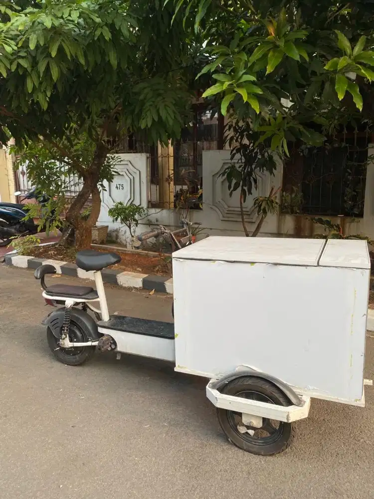 Gerobak kopi sepeda listrik