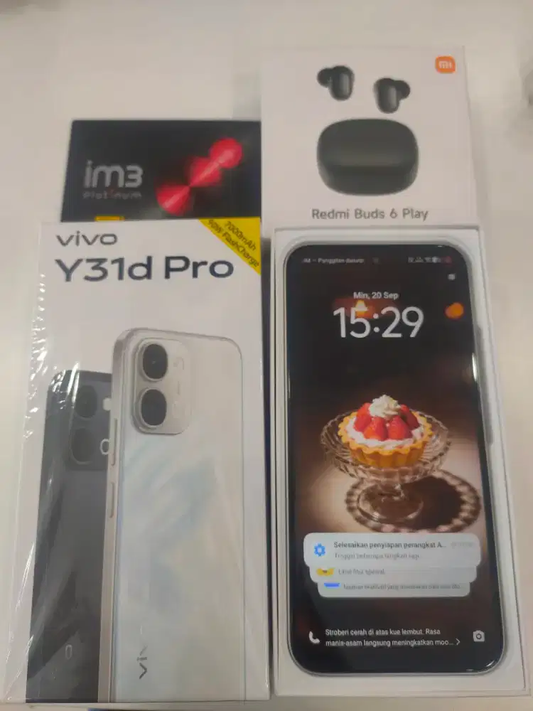 Y31d Pro free case, antigores, TWS dan kuota cuma modal KTP aja!