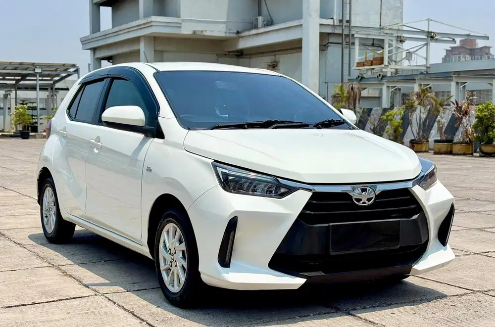 [LOW KM] TOYOTA AGYA G CVT 2023 PUTIH ISTIMEWA TT 2024 AT MATIC