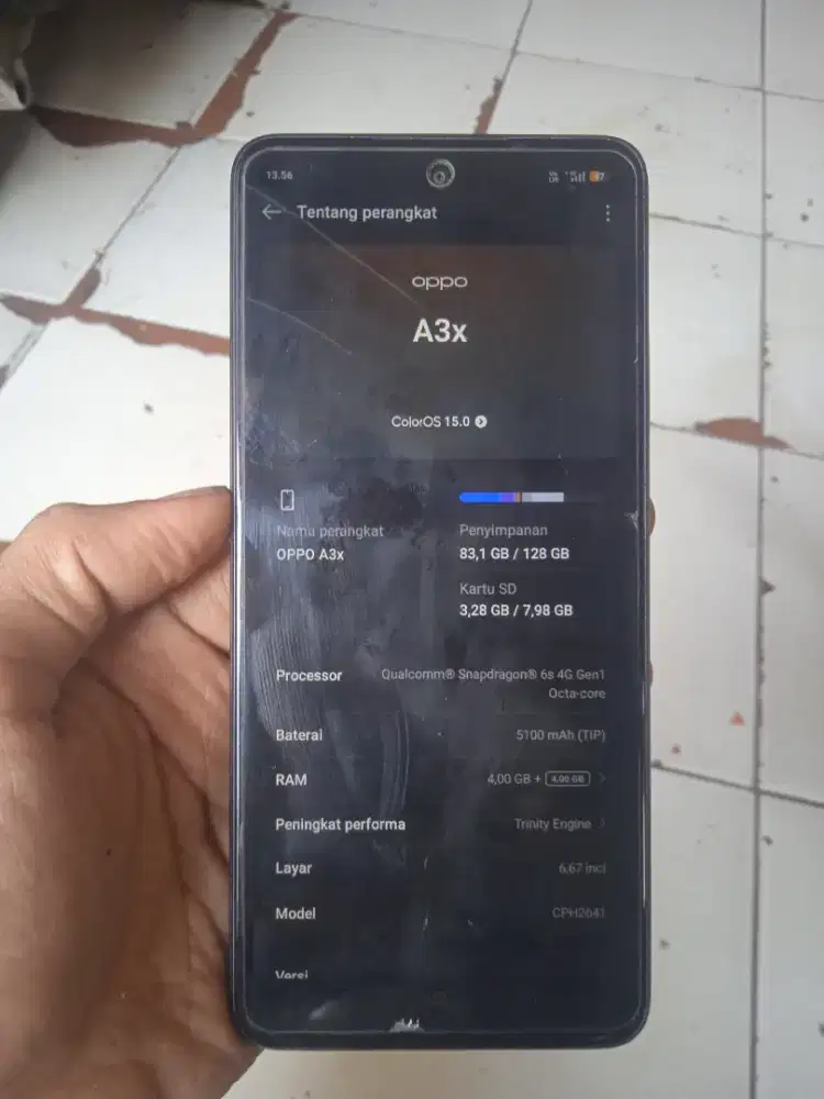 Oppo A3X RAM 4/128