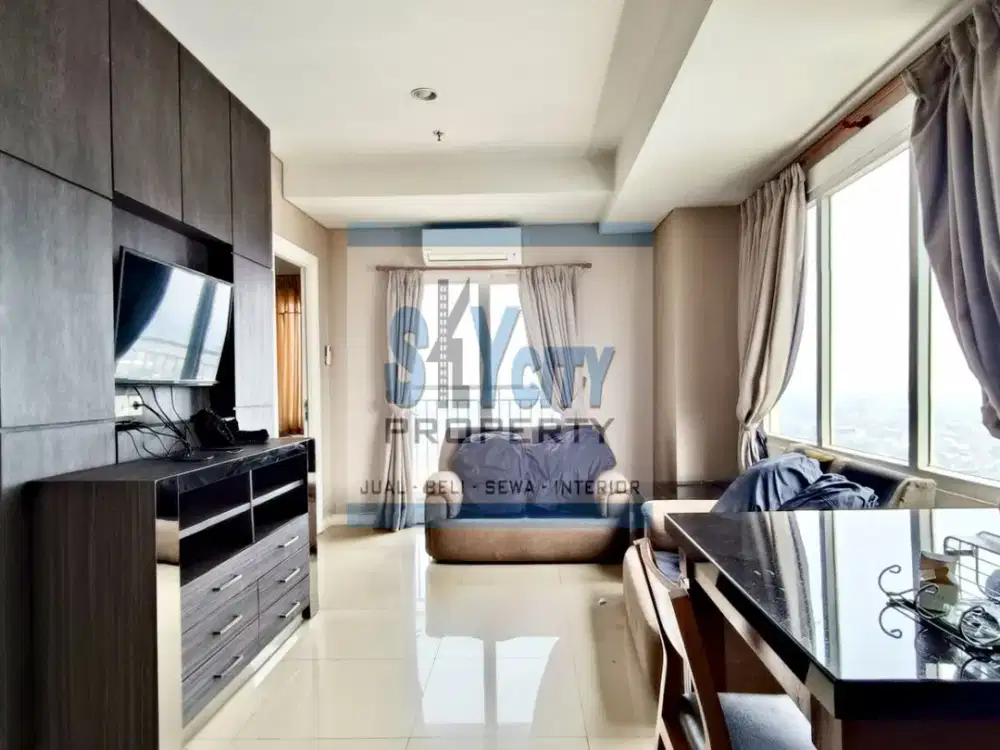 DISEWAKAN 2 BR HUK METRO PARK RESIDENCE FULL FURNISHED SIAP HUNI