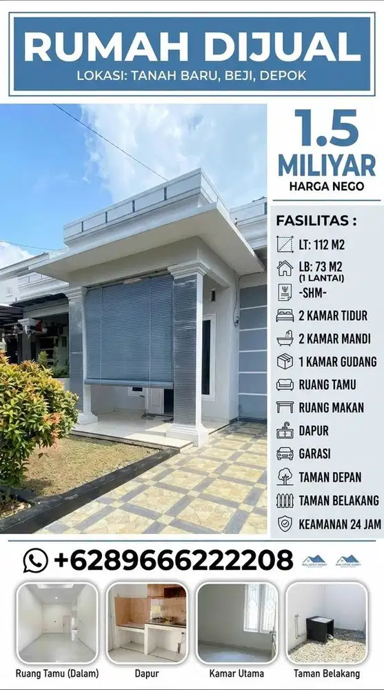 Rumah Nyaman & Strategis - Cluster Curug Agung