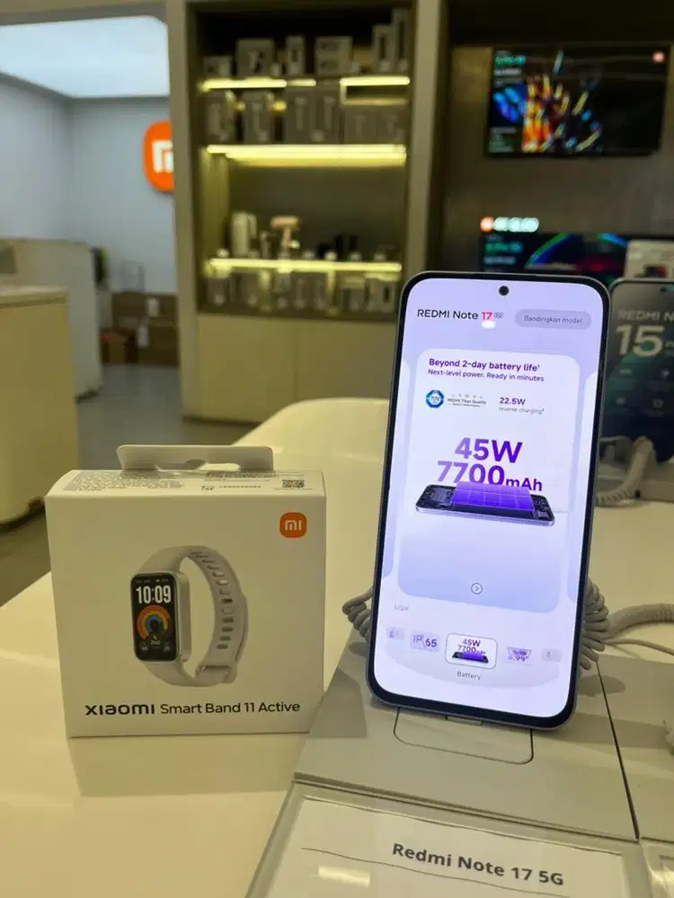 PROMO BUNDLING REDMI NOTE 17 5G + XIAOMI SMART BAND 11 ACTIVE