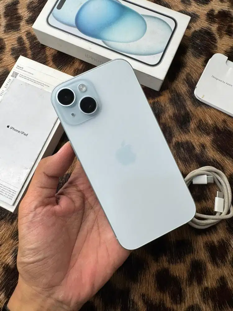 iPhone 15 128GB BH94 Resmi (Blue)
