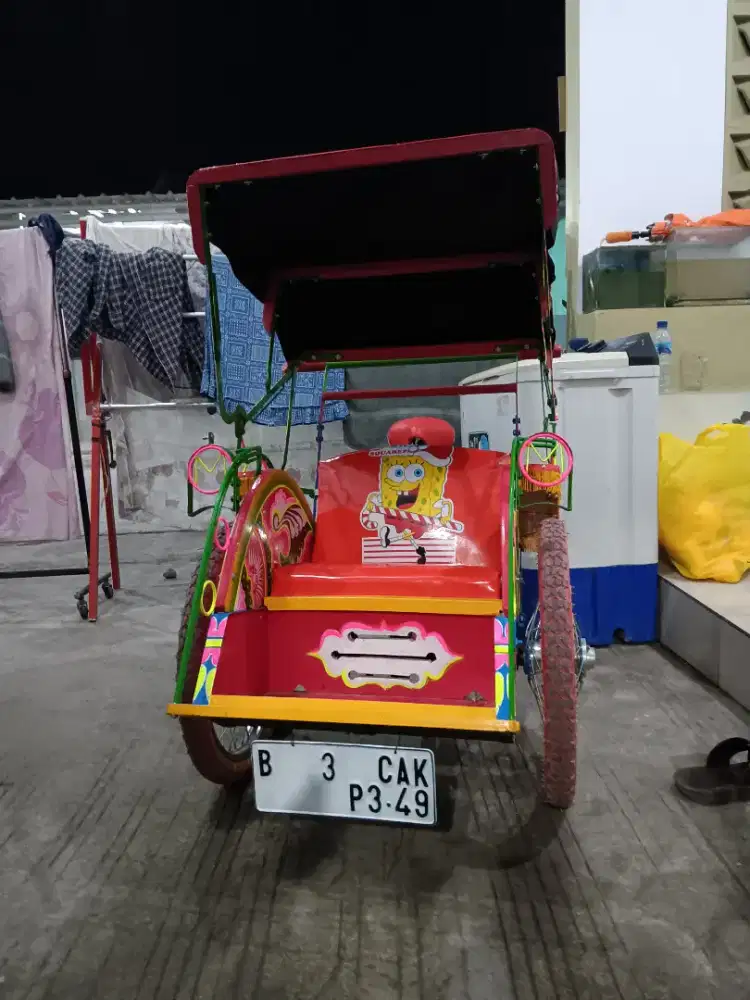 Becak mini ukuran 20 dan 16